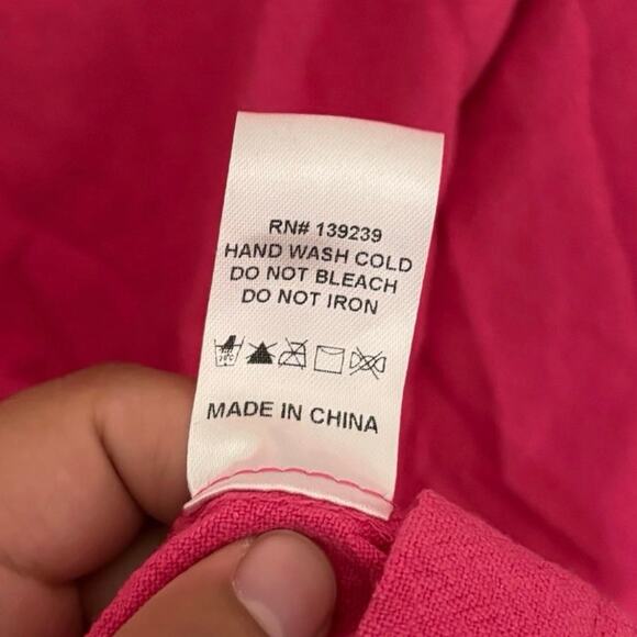 Tuckernuck Pomander Place Pink Camelillia Tiered Mini Dress Size XS - Picture 6 of 6